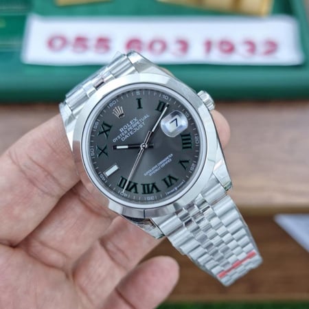 ساعة رولكس ديت جست ويمبلدون اطار ناعم سير جوبلي