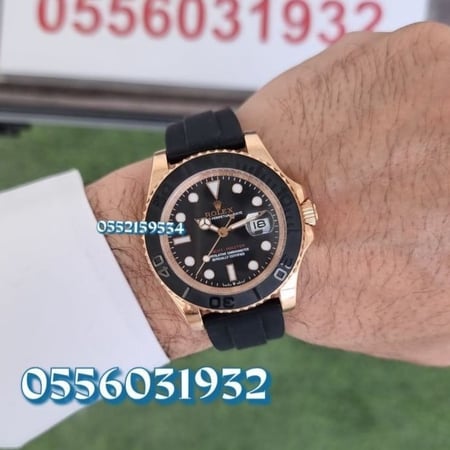 ساعة رولكس يخت ماستر روز قولد