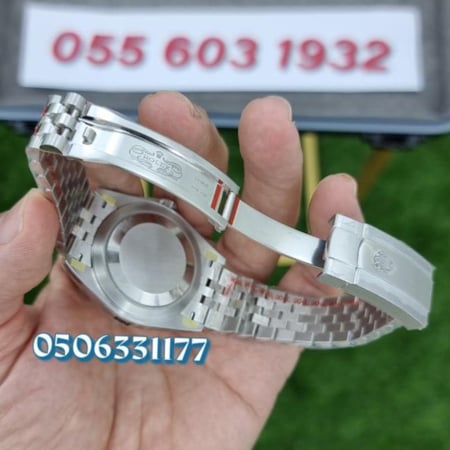 تصميم ساعة رولكس ديت جست ماستر بهيكل ستانلس ستيل