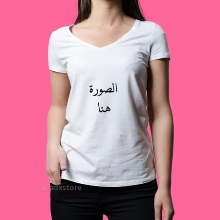 طباعة تيشيرت نسائي v