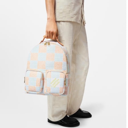 شنطة ظهر  لويس فيتون   -   LV   Backpack Multipocket Clouds Monogram Blue