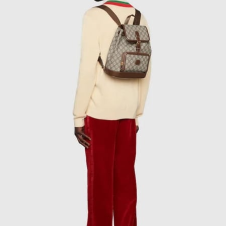 شنطة ظهر قوتشي - Gucci Backpack with Interlocking G