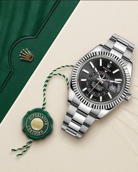 ساعة رولكس رجالي