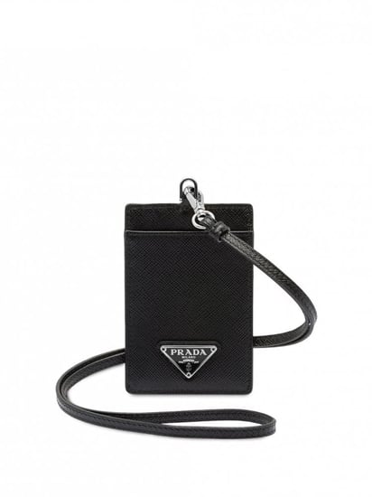 Prada حامل بطاقات جلد سافيانو