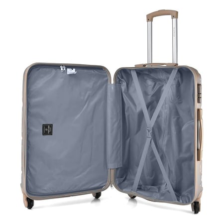 شنط السفر 5 قطع ماركة نيو ترافيل بعجلات دوارة - عدة الوان