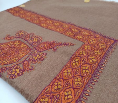 شال سوبر ترمه رجالي كشميري رقم 1