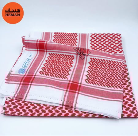 الشماغ الملكي احمر ختم انجليزي