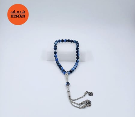 سبحة فضة حجر من هيمان