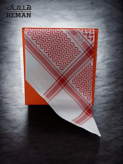 شماغ HEMANاحمر كلاسيك 2026مواديل 03