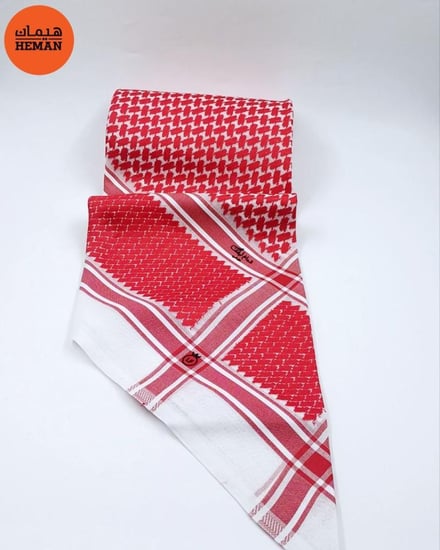 شماغ ليفنت  احمر دم الغزال