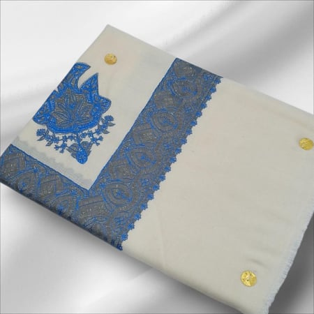 شال هندي رجالي الرواسي كشميري نقشه عريض