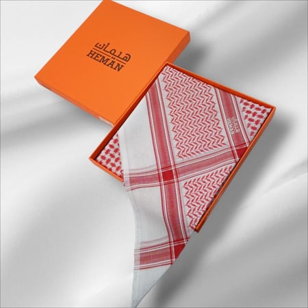 شماغ HEMANاحمر 2026مواديل 01