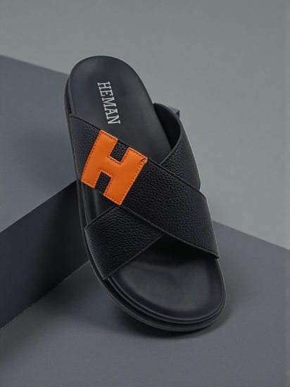 نعال هيمان رجالي كاجوال لون اسود مواديل110-17-22