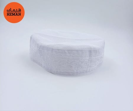 طاقية رجالي مشخل قطري شبك