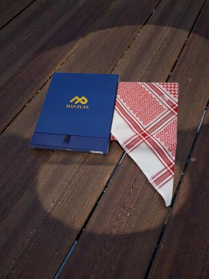 شماغ احمر مان بلان  2026   م 02