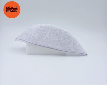 طاقية رجالي مشخل قطري شبك