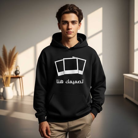 ارتق باطلالتك مع بلوفر تطريز أوفر سايز بتصميمك الخاص