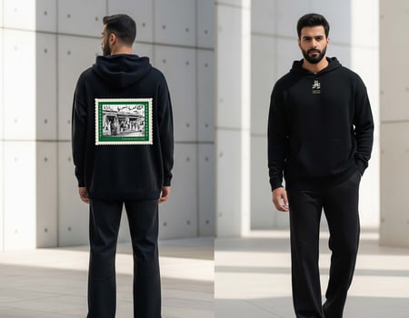 ارتق باطلالتك مع بلوفر تطريز أوفر سايز بتصميمك الخاص