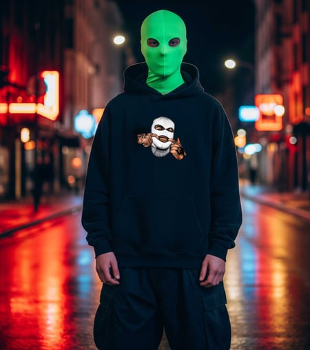 هودي اوفر سايز - Balaclava