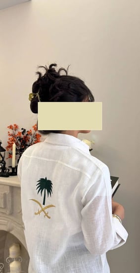 قميص كتان طباعة