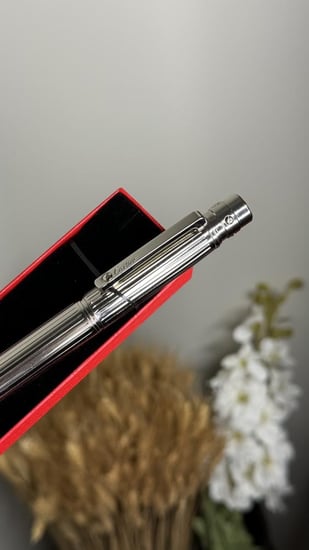 قلم كارتير سانتوس فضي