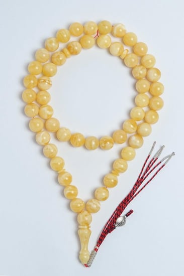 مسابيح كهرمان طبيعي فرز سوبر لوقو 135غ - حجر السلطان ولك من الاسم نصيب