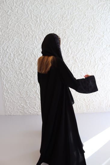 Black tone abaya