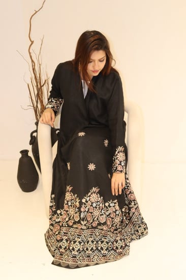 عباية BlackLinenRose
