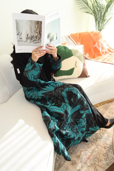 عباية تركواز