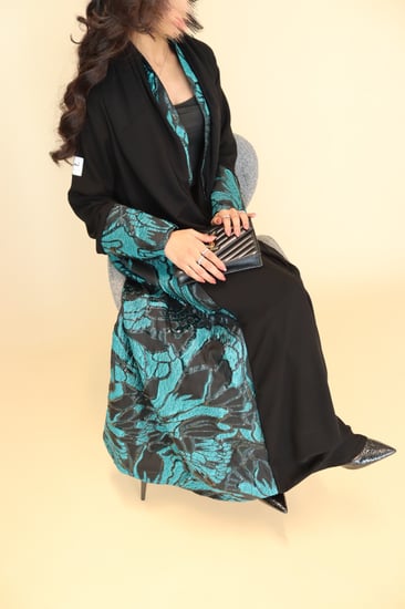 عباية تركواز