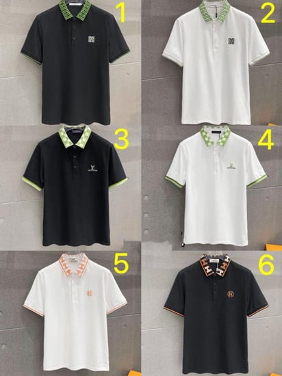 تي شيرت بولو ماركات متنوعه