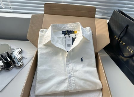 قميص بأكمام طويله ماركة Ralph Lauren