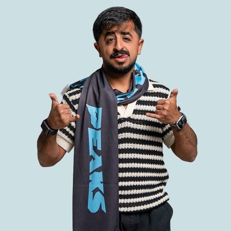 شال بيكس - أسود