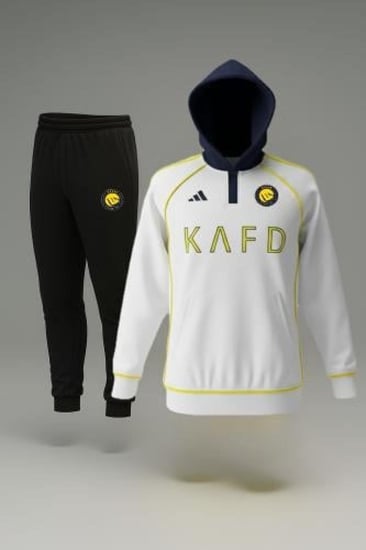 طقم شتوي أنيق- هودي مع سروال طويل