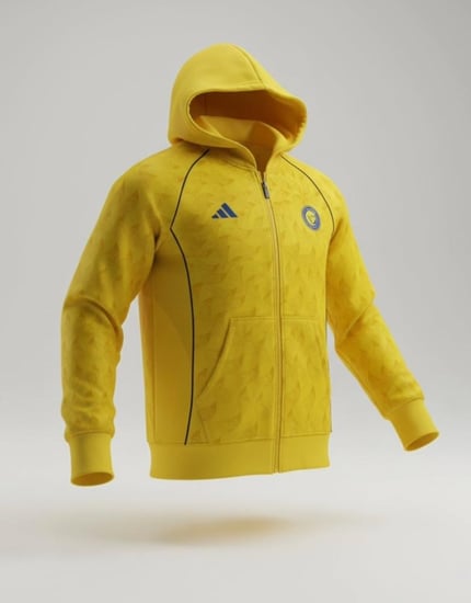 هودي النصر اللون الاصفر