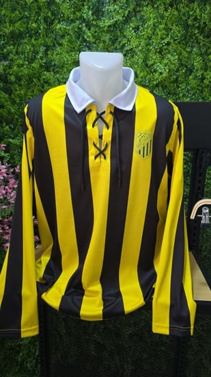 تيشيرت الاتحاد الكلاسيكي التاريخي – تصميم تراثي أصفر وأسود