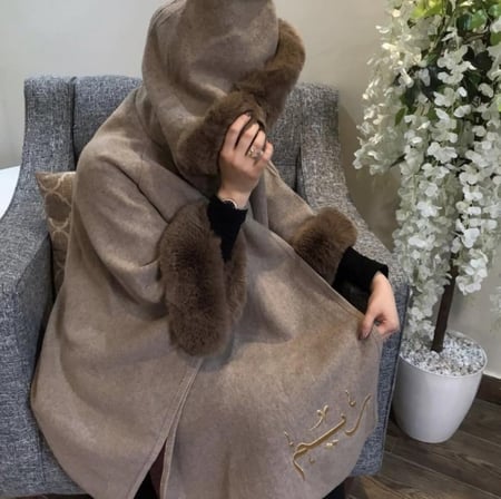 شال شتوي نسائي صوف