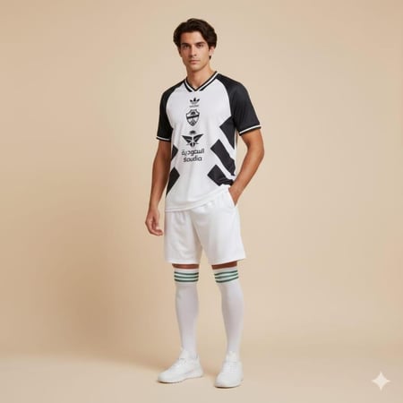 طقم الاهلي السعودي بتصميم خاص