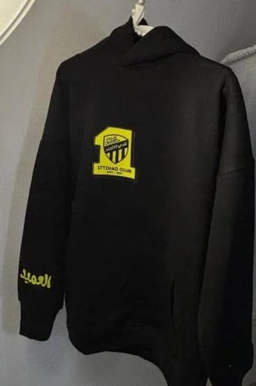 هودي الاتحاد الشتوي اللون الاسود