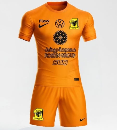 طقم حارس الاتحاد الجديد 2026اللون البرتقالي