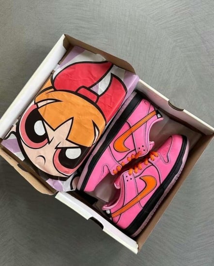 Nike SB Dunk Low Pro QS x The Powerpuff Girls Buttercup Men's
