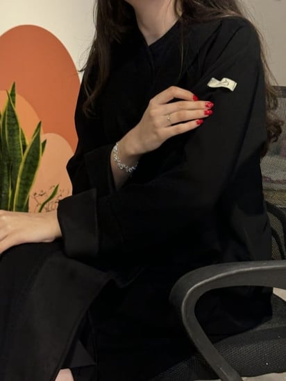 عباية نسناس اسود