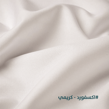 قماش اكسفورد كوري - قماش كوري نص واقف
