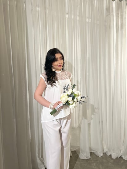 بدلة عروس ' ملكة ' ( بجامة + بدي )