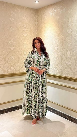 فستان صيفي ياسميرا بنقشة حيوانية ولمسة طبيعية