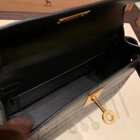 حقيبة هيرميز ميني كيلي كروكودايل