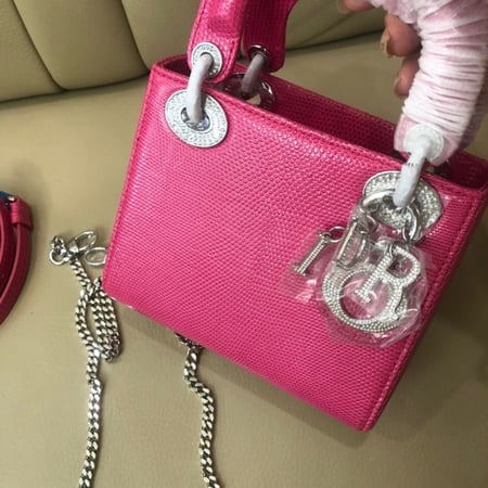 حقيبة ديور جلد ليزرد