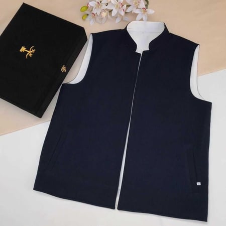 سديريات رجاليه وجهين كحلي مع ابيض