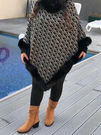 شال شتوي نسائي ماركة ديور