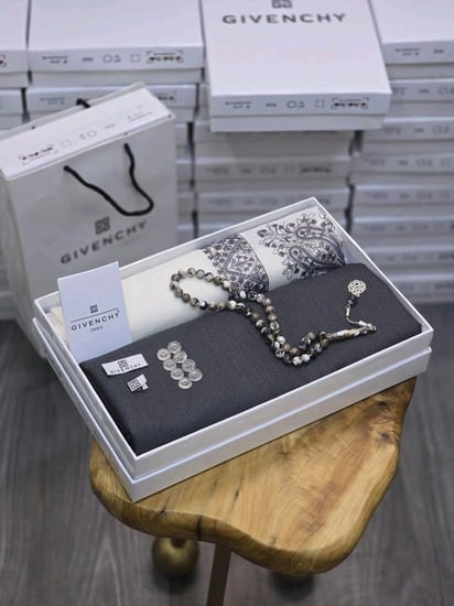 قماش شتوي رجالي مع شال كشميري